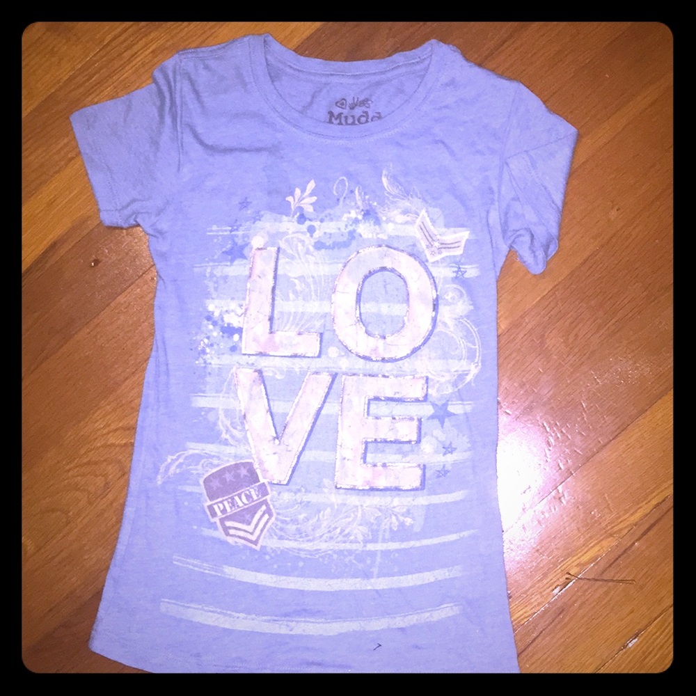 Mudd love peace shirt